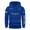Popular autumn and winter new sweater USA3d digital printing simple letter hoodie sports and leisure