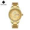 WWOOR Men's Watches Causal Fashion Original Quartz Watch for Man Waterproof Stainless Steel Luminous Date Week Trend Dress Reloj