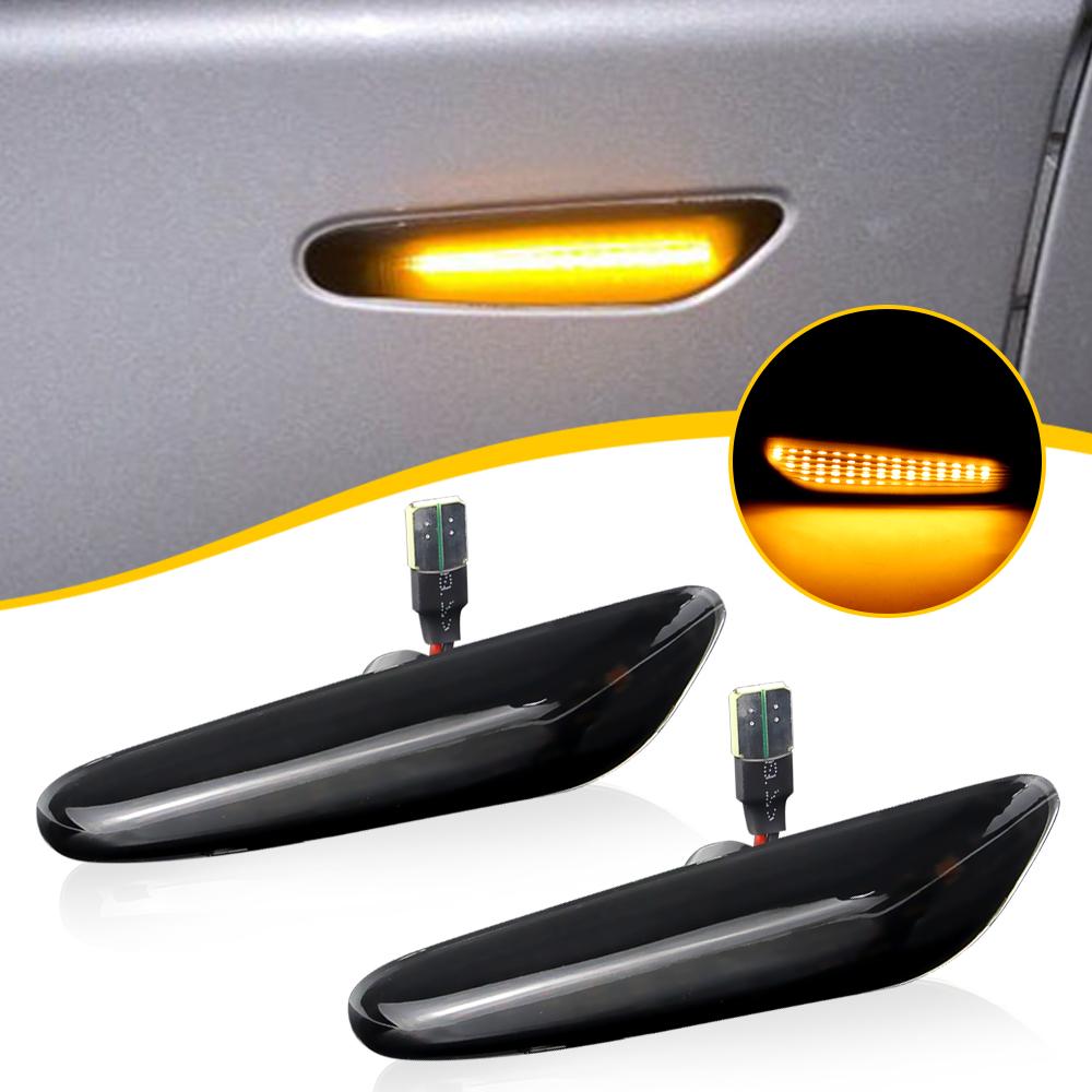 2 шт. OEM# 63137253326 Для BMW E82 E81 E88 E46 E90 E91 E92 E93 E60 E61 X3 E83 X1 E84 E87 Динамические светодиодные боковые указатели поворота Лампа