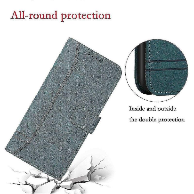 Leather Magnetic Closure Case with Flip Wallet Stand Function Cover compatible Samsung Galaxy S8 Plu