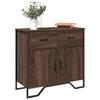 VidaXL Buffet Brown Oak 79.5x35.5x74.5 Cm Engineered Wood 848548