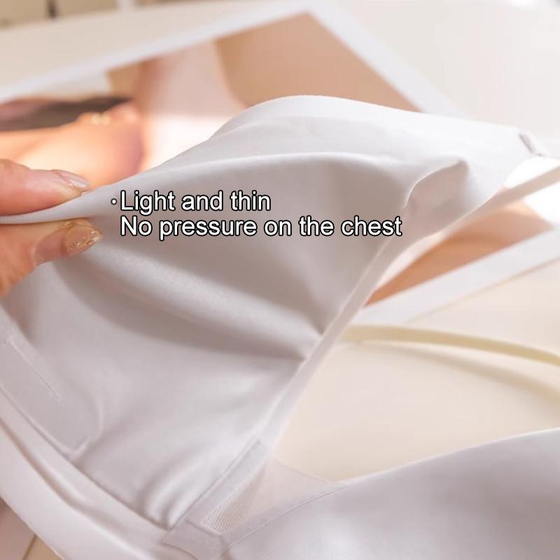 1 шт. Нижнее белье Элегантные тонкие бретели Дышащий нейлон Бесшовный Удобный женский бюстгальтер Однотонный