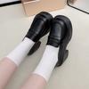 Luxury Women Loafers 2025 Spring British Style Platform mary jane heels Woman Japanese Uniform Lolita Shoes Women Nautical shoes