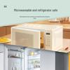 Ronghe 1000 мл Прозрачные Круглые Одноразовые Контейнеры для Еды, Подходящие для Микроволновой Печи
