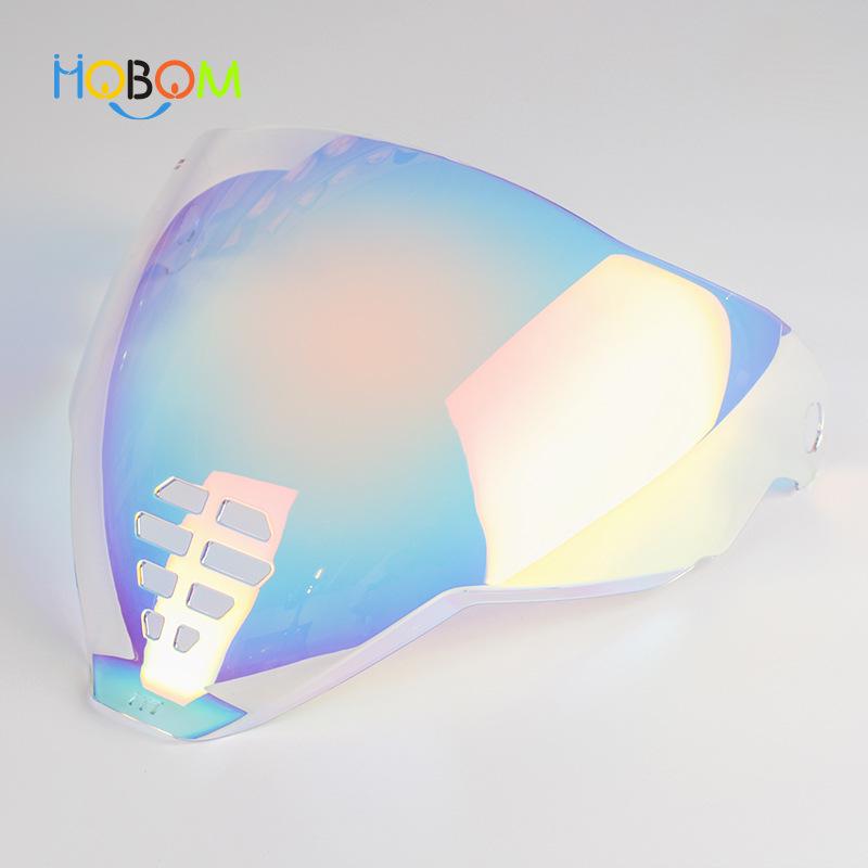 Ghost Face Motorcycle Windshield Visor for Icon Airflite C06 Helmet (Day/Night)