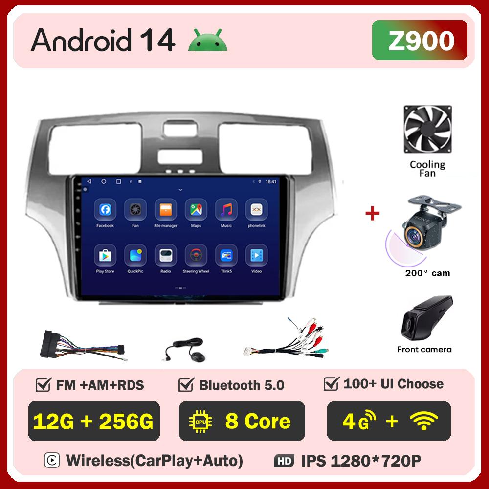 Для Lexus ES300 ES 300 ES330 XV30 ES 330 2001-2006 Carplay Auto Screen Wireless Android Auto Car Intelligent Systems AutoMotive