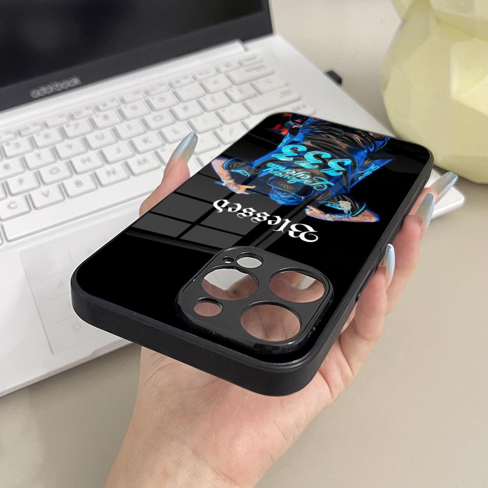 Phone Case Glass For Samsung Galaxy S26 S25 S23 S24 S21 S22 S20 Ultra Fe Plus A16 Cover Blessd Cantante Rapper