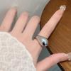 Минималистичные геометрические кольца-открывашки из нержавеющей стали каплевидной формы с гладкой поверхностью для женщин, кольца для пальцев, подчеркивающие темперамент