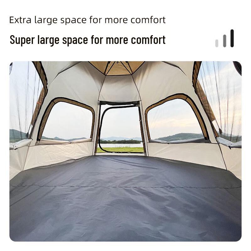 BingSu Automatic Hexagonal Quick-Open Camping Tent