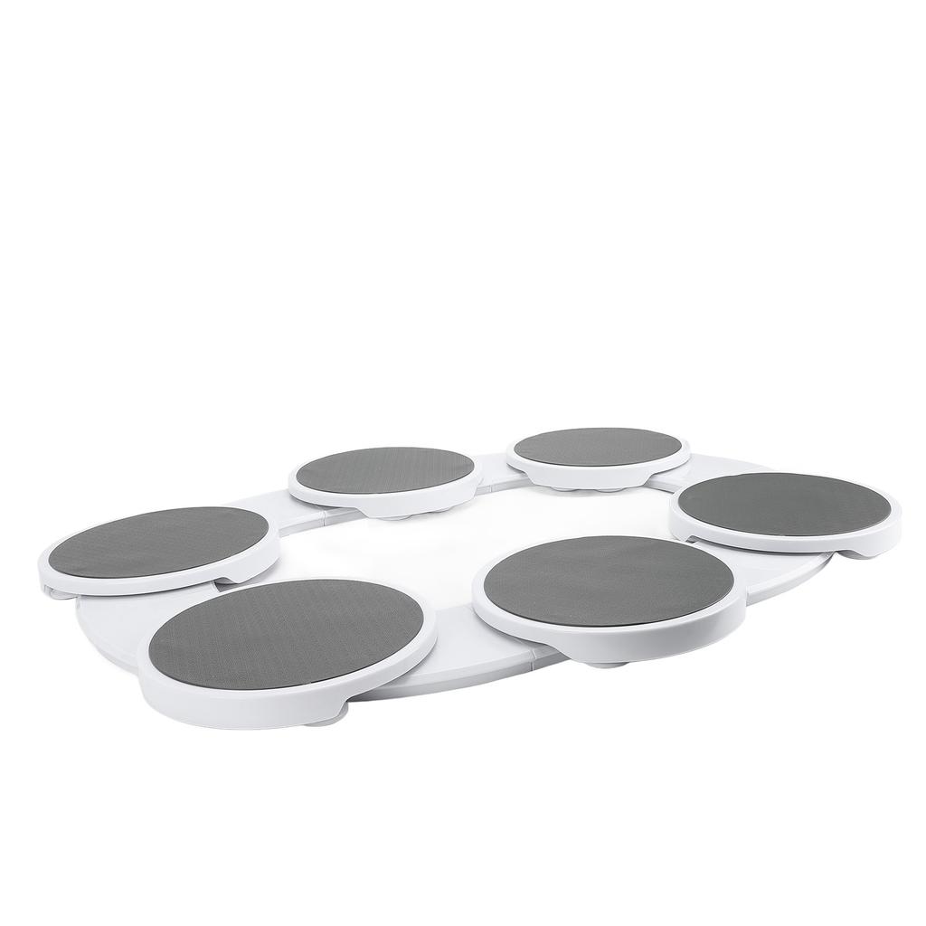 Вращающиеся подносы для еды с направляющими Портативный поднос для еды Поворотный органайзер для обеденного стола