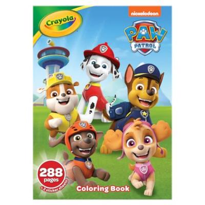 Раскраска Crayola Paw Patrol с подарком для детей 288 лет 6 Наклейки, Страницы, 3, 4, 5,
