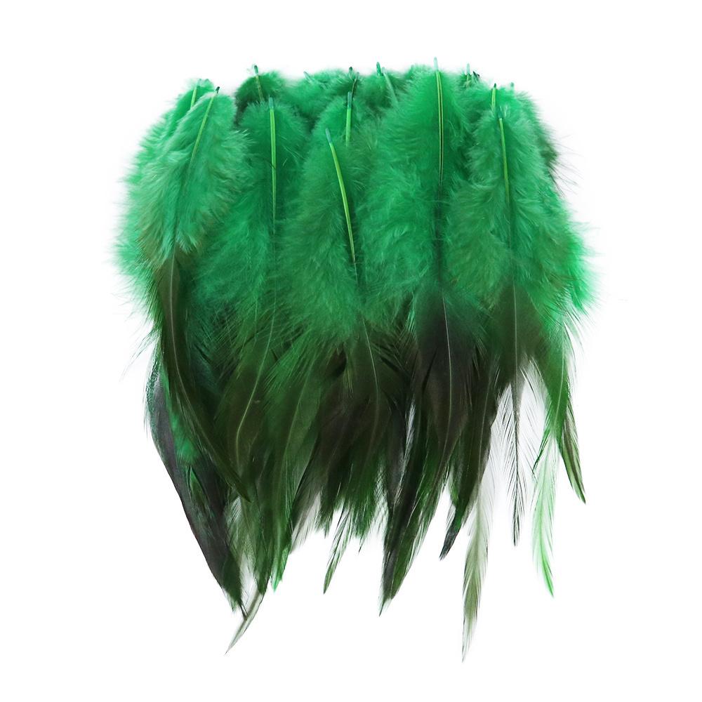 50 шт. Пушистые натуральные петушиные перья для поделок, DIY аксессуары 8-15 см, куриное перо, материалы для вязания мушек, швейная декорация, плюмаж