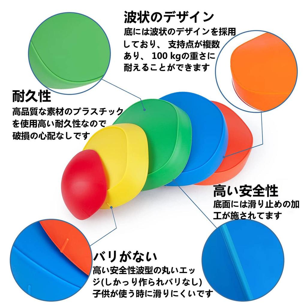 YYCMEW Баланс Баланс Для Основного Набора Баланс Игровая Площадка Грузоподъемность 100 кг Камни, Бревно, В помещении, Дети, Тренировки, 5, Камни, Доска,