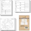 Набор genealogy-форм и таблиц КРУПНЫМ ШРИФТОМ (30 листов) | Включает 10 родословных, 10 веерных родословных и 10 семейных групповых листов