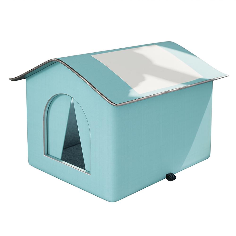 Waterproof Insulated Cat House Foldable Outdoor Pet Tent Feral Cat Shelter Four Seasons