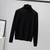 Thicken Velvet Turtleneck Sweater Women Korean Fashion Lined Warm Sueter Knitted Pullover Slim Top Winter Jersey Knitwear 2024