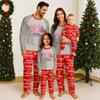 Family Matching Print Sets Pajamas Loungewear Outfits Family Matching Long Sleeve Tops+Pants Set