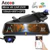 4K Car DVR Mirror Ultra HD 3840*2160P Dashcam Video Recorder Night Vision Rear Camera Support GPS WIFI For Auto
