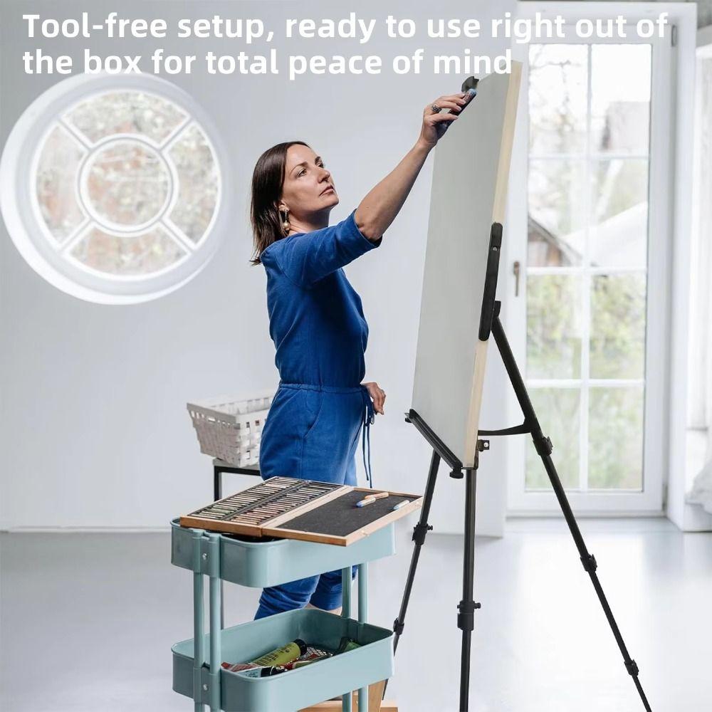 Portable Design Artist Easel Folding Stand Easel Sketch Drawing Metal Easel Outdoor Sketching