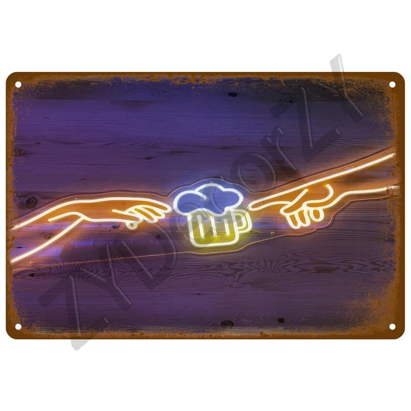 Винтажные постеры Коктейльная жестяная вывеска Табличка Металлическая вывеска Украшение Настенное искусство Домашний декор Для бара Паба Клуба Мужской пещеры Жестяная картина