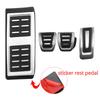 Чехол на педаль из нержавеющей стали для Volkswagen VW Golf 7 8 GTi MK7 Polo A05 Passat B8 Skoda Kodiaq Rapid Octavia 5E 5F A7 2014-2023
