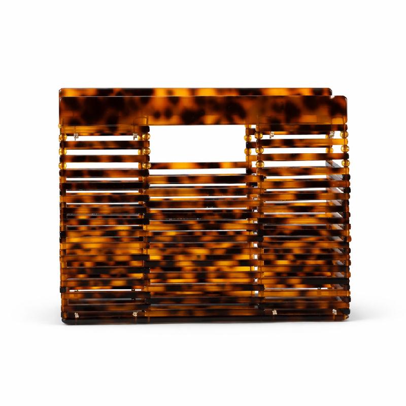 Handbag Openwork Bag Evening Acrylic New Beach Mini Basket Bags Brand Original Luxury Genuine Signed 2026 Women's Clutch Bag