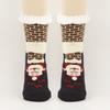 Женские рождественские носки, носки для пола, зимние ботинки, утолщенные флисовые домашние носки для сна, носки-чехлы для ковра