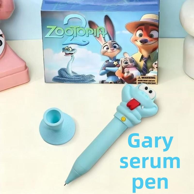 New  Zootopia2 Judy Shap Snake Writing Serum Pen Peripherl Xmas Birthday Gifts Anime Creativity