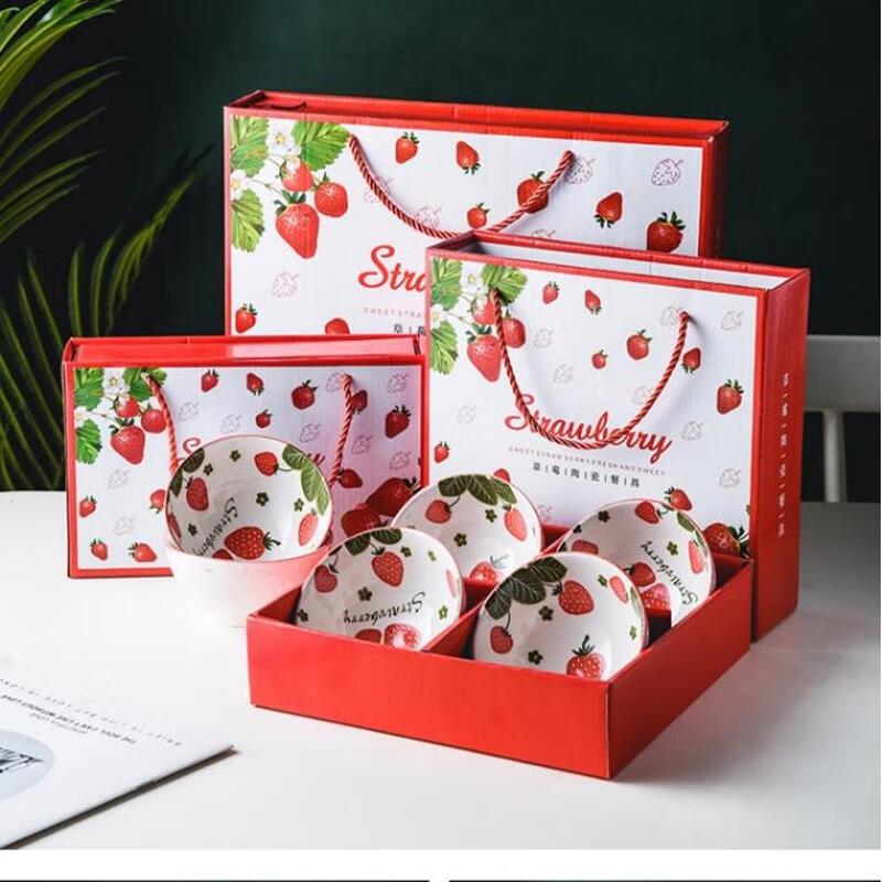 Подарочный набор керамической миски и палочек для еды Шан Ци