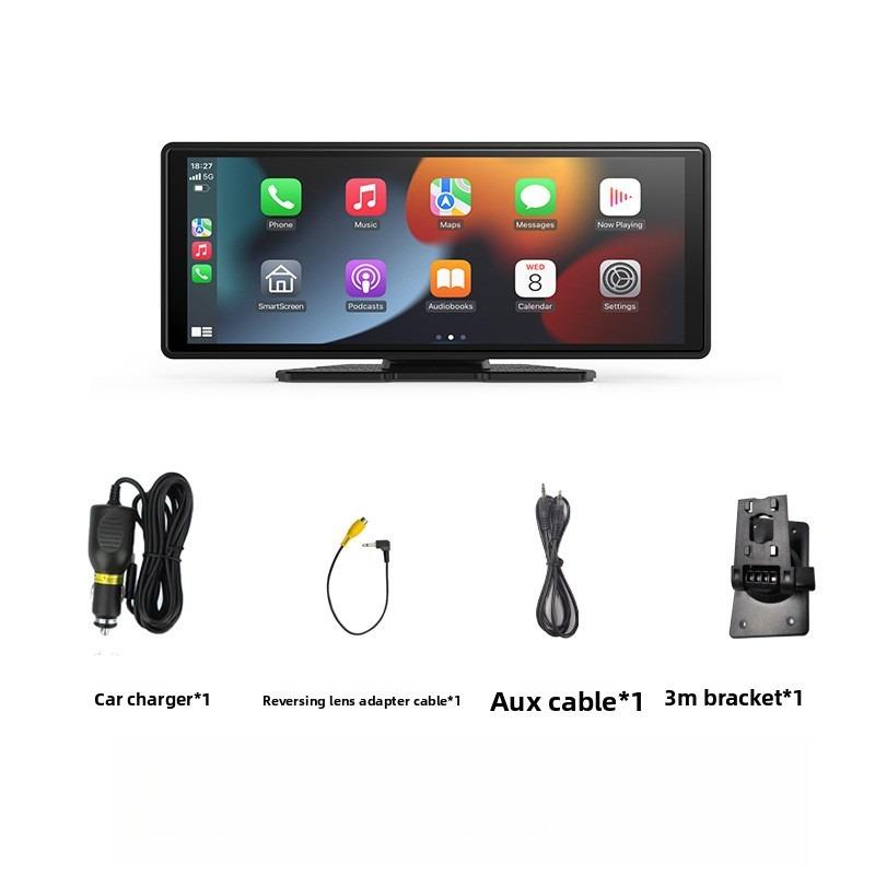 Portable Car Screen High Definition 10Inch Wireless Carplay Android Auto Touch Display with AR Audio and GPS Navigation System