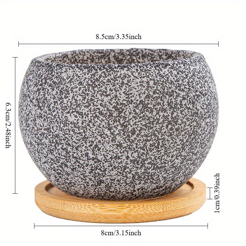 1 шт. Милый цветочный горшок Креативные горшки для суккулентов Керамические горшки для домашнего садоводства Горшки для комнатных и уличных растений, Керамические горшки для растений