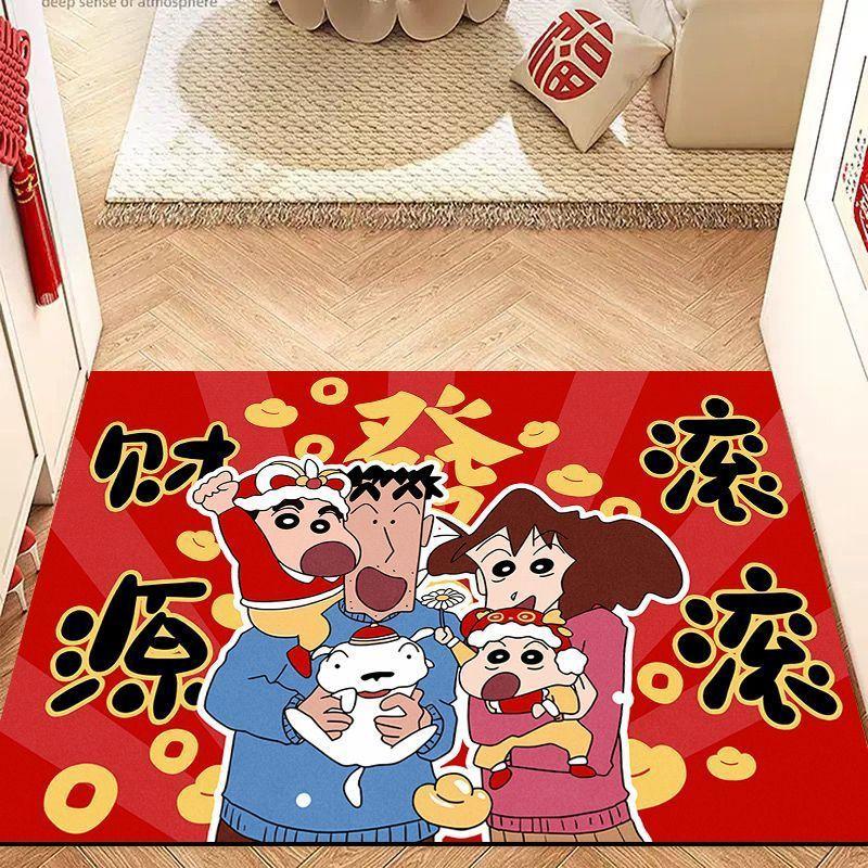 Animation Cartoon Floor Mat, Door Mat Entrance, Stable Anti-Slip And Anti-Rubbing, Dust Removal, Water Suction And Mud Scraping, Diatom Mud Floor Mat