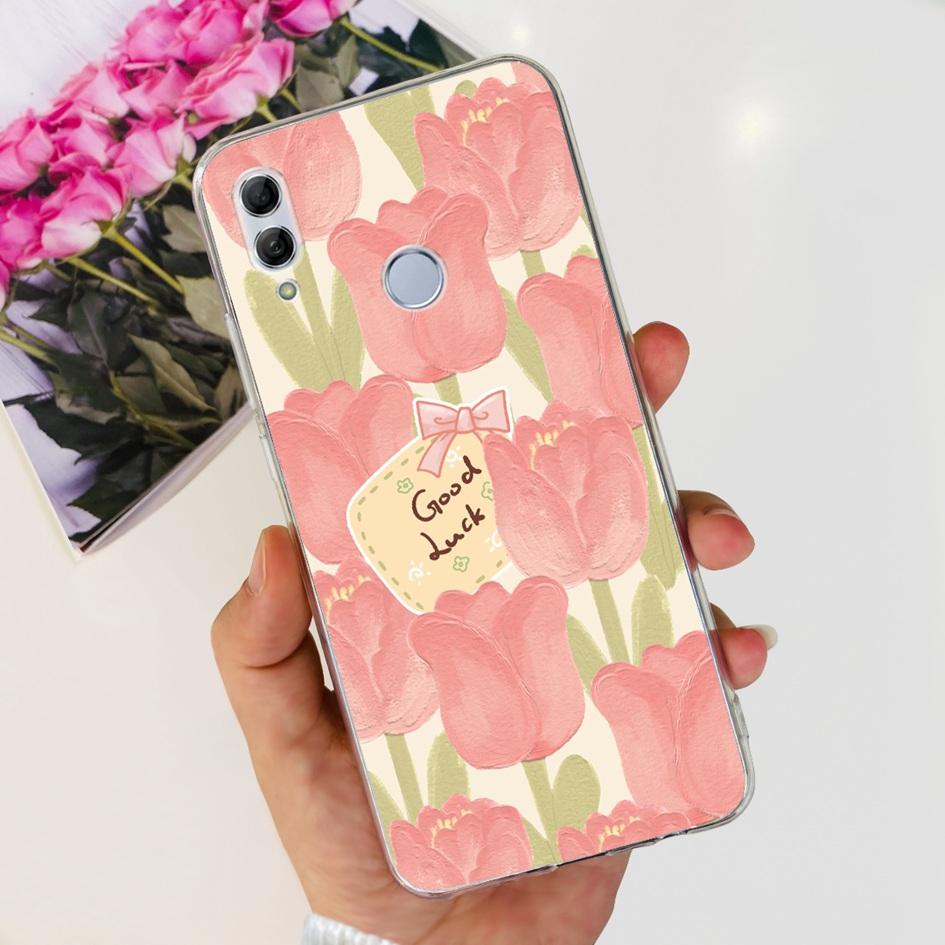 Чехол для Honor 10 Lite HRY-LX1 HRY-LX2 Чехол Мотылек Прозрачный Силиконовый Fundas Чехлы Для Honor 10 10i Honor10 Бампер