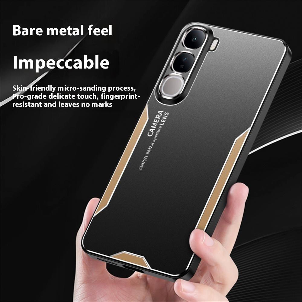 Для vivo Y400 4G Чехол для телефона Алюминиевый сплав ТПУ ПК Задняя крышка