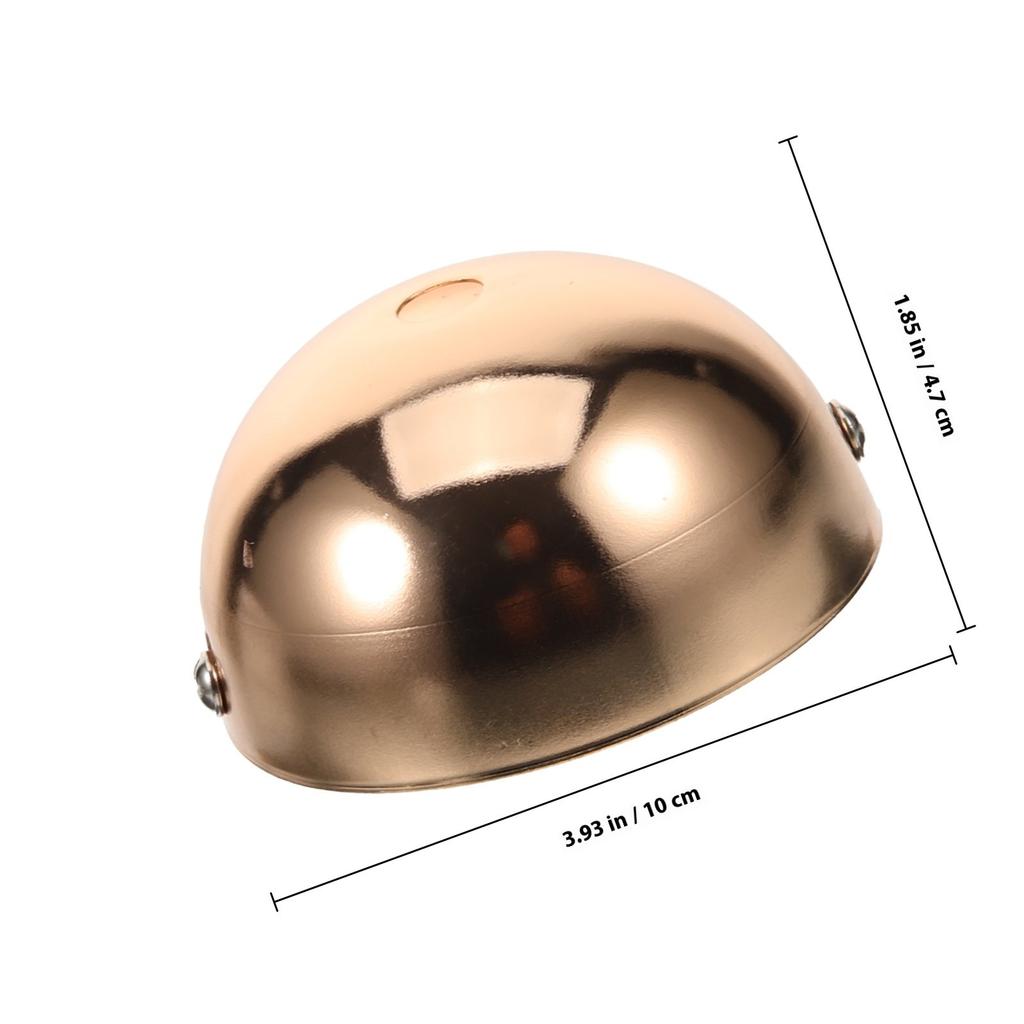 1Set Ceiling Canopy Dome Plate Unique Style Copper Iron Pendant Light Fixture Mounting Bracket for Home Office Light Cover