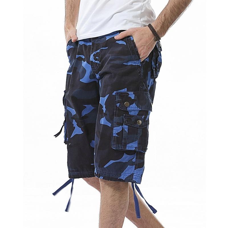 JAYSCE Mens Fashion Cargo Shorts 100%Cotton Casual Summer Work Sprots Pants Classic Short