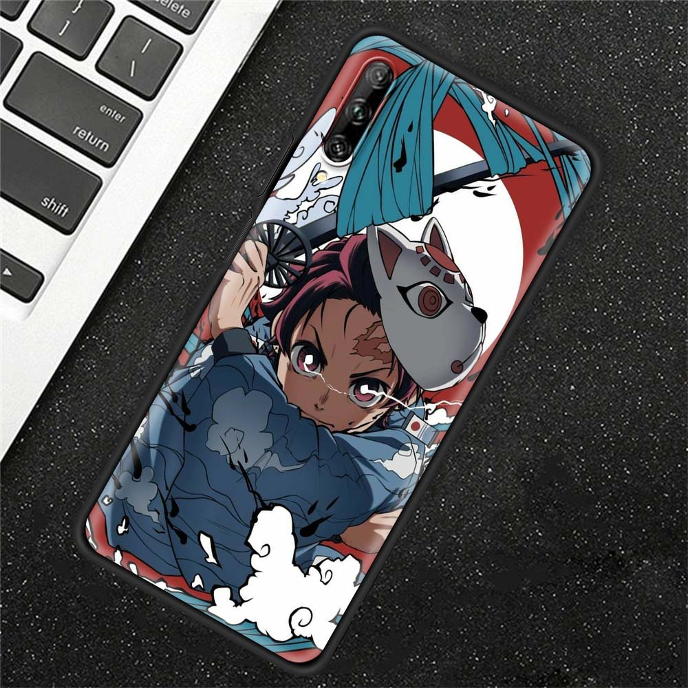 Силиконовый чехол из ТПУ Demon Slayer Kimetsu No Yaiba для Huawei Y6 Y7 Y9 2019 Y5 Y5p Y6p Y6s Y7p Y8p Y8s Y9a Y9s Y9 Prime, мягкий чехол