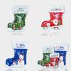 1PC Christmas Gift Bag Christmas Socks Packaging Bag Candy Bag Snack Package Bag Packing Bag Christmas Decoration Pendant
