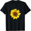 Nice Sunflower with a Bee T-Shirt