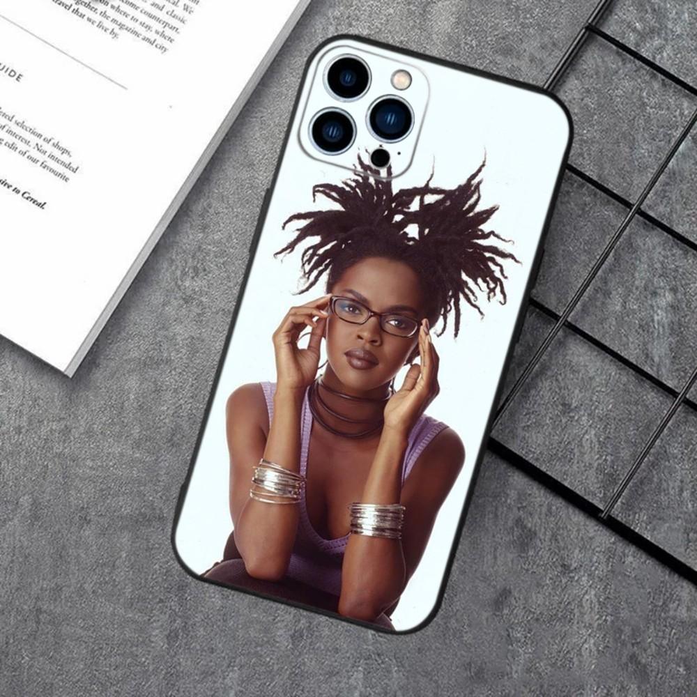 Rapper Lauryn Hill Phone Case For Apple iPhone 15,14,13,12,11,XS,XR,X,8,7,Pro,Max,Plus,mini Silicone Black Cover