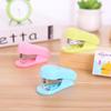 Creative Mini Stapler Cute Cartoon Geometric Stapler Set Office Learning Stapler Student Supplies (R