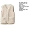 Sherpa Fleece Vest for Women Warm Sleeveless Jacket Cozy Zip Up Coat with Pockets Fall Winter Outerwear