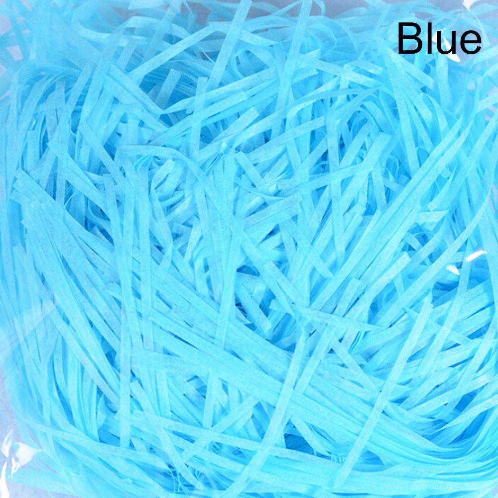 Аксессуары для упаковки Украшения для вечеринок Измельченная бумага из рафии Наполнитель для подарочных коробок Упаковочные материалы