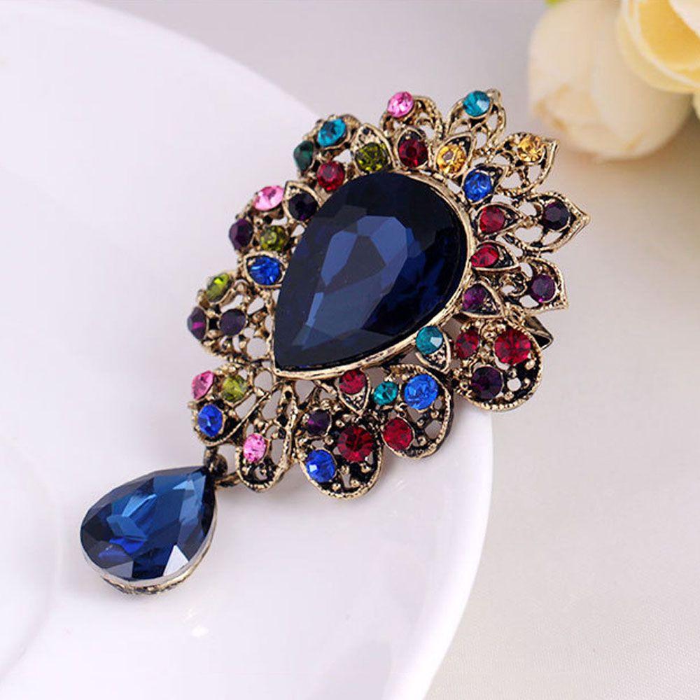 Clothing Elegant For Women Crystal Unisex Dress Jewelry Fashion Accessories Corsage Brooch Pins