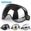 Retro Motorcycle Goggles Universal Bubble Visor UV Protection Vintage Motorbike Riding Glasses Helmet Lens Shield Durable