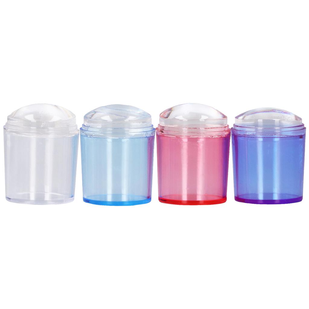 Nail Art Stamper Clear Silicone Stamping Jelly for for DIY Nail Edges Prints Patterns