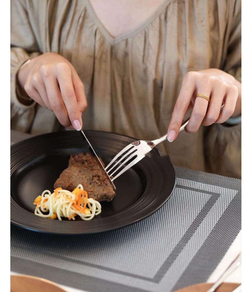 Batone Столовые приборы Nordic Набор столовых приборов из 24 предметов на 6 персон для дома, посудомоечной машины, свадебный набор столовых приборов, японский набор безопасной для пищевых продуктов, стиль, набор, набор, ложка,