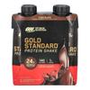 Gold Standard Protein Shake, Chocolate, 4 Pack, 325 Ml (11 Fl Oz) Each