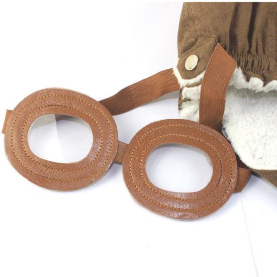 Уютная детская шапка-пилот. Теплая бархатная шапка с мультяшным дизайном, мягкий хлопок, классическая, удобная в ношении, универсальная шапка-пилот.