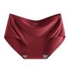 Women's Fashion Seamless Elastic Underwear Breathable Quick-Dry Ice Silk Panties Briefs Comfy High Quality